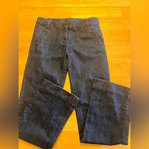 J. Crew Blue Flare & Wide Leg Jeans City Fit dark wash quality classic EUC